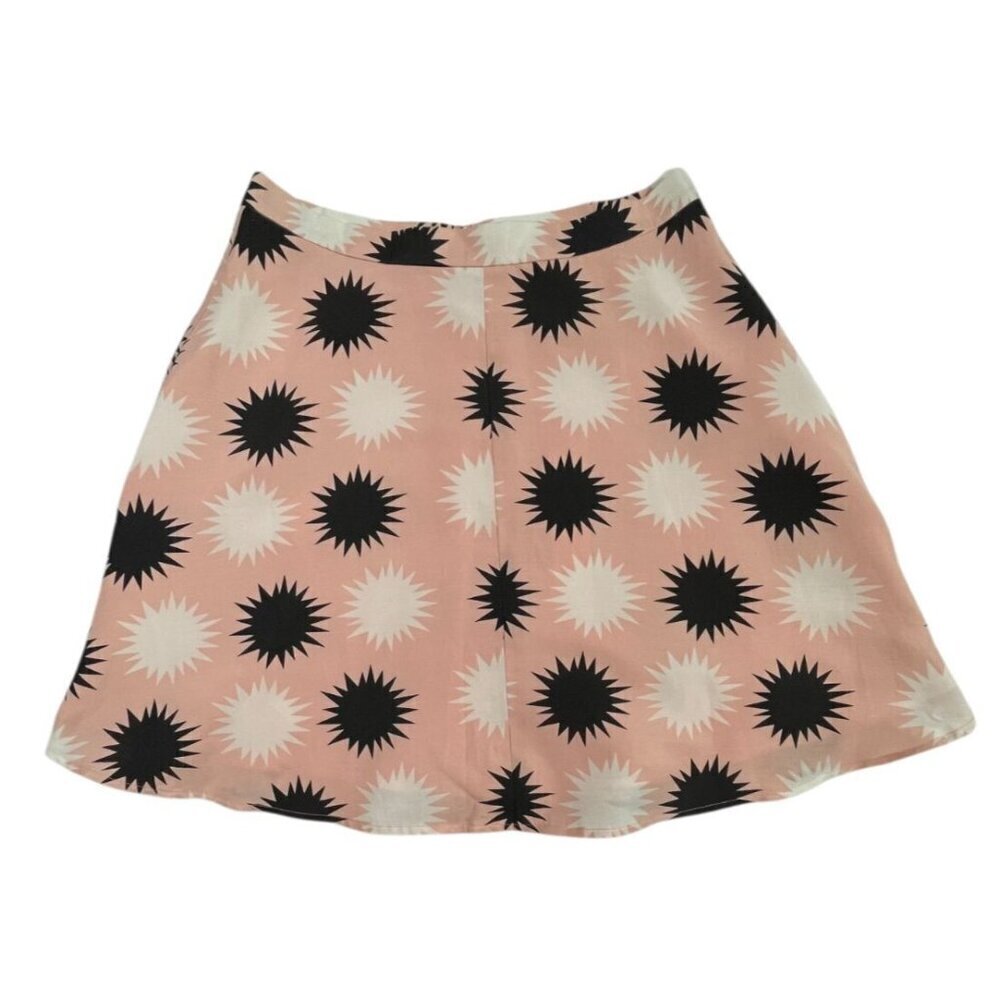 Anthropologie Troubadour Starburst Cotton Silk Skirt (Size 8)